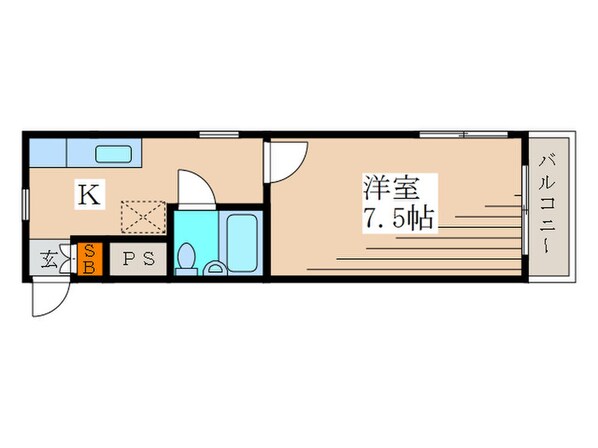 メゾンみすみの物件間取画像